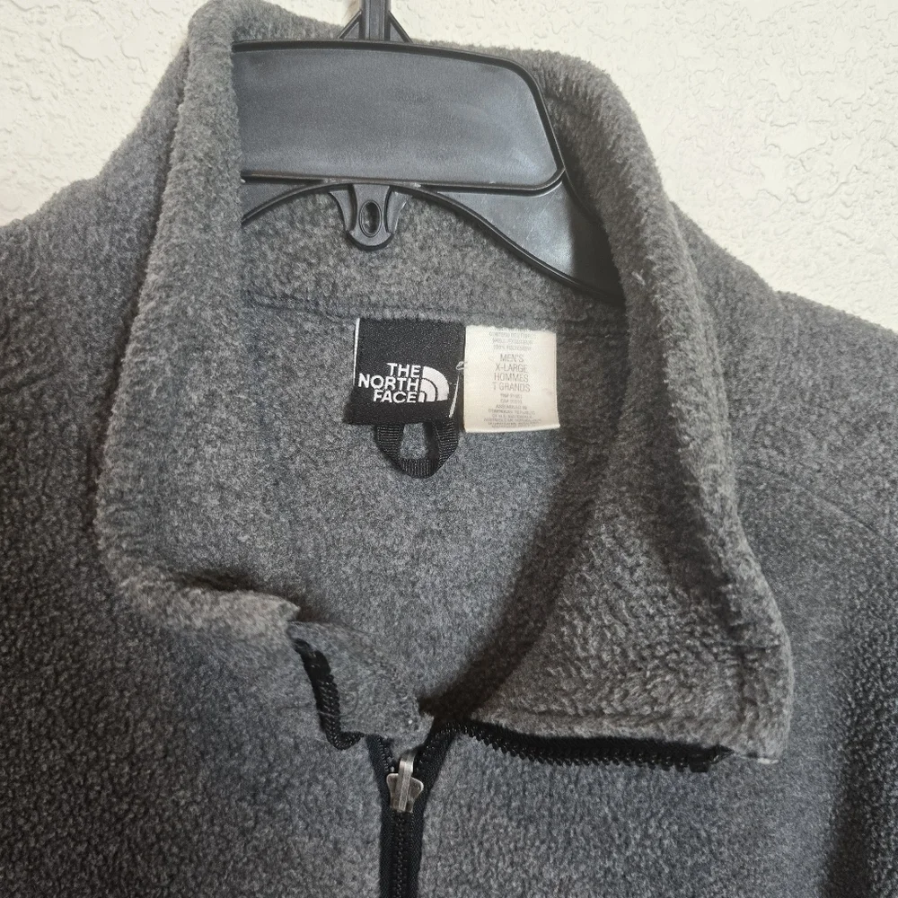 THE NORTH FACE Men’s Fleece Sherpa Full Zip Jacket Size Xl  Gray